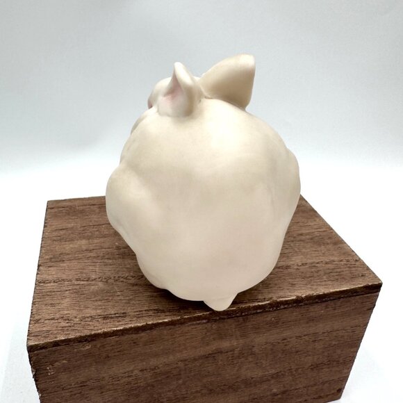 Rabbit Figurine “Mr Snowball” Cybis Porcelain Manufacturer New Jersey USA Easter - Picture 4 of 9